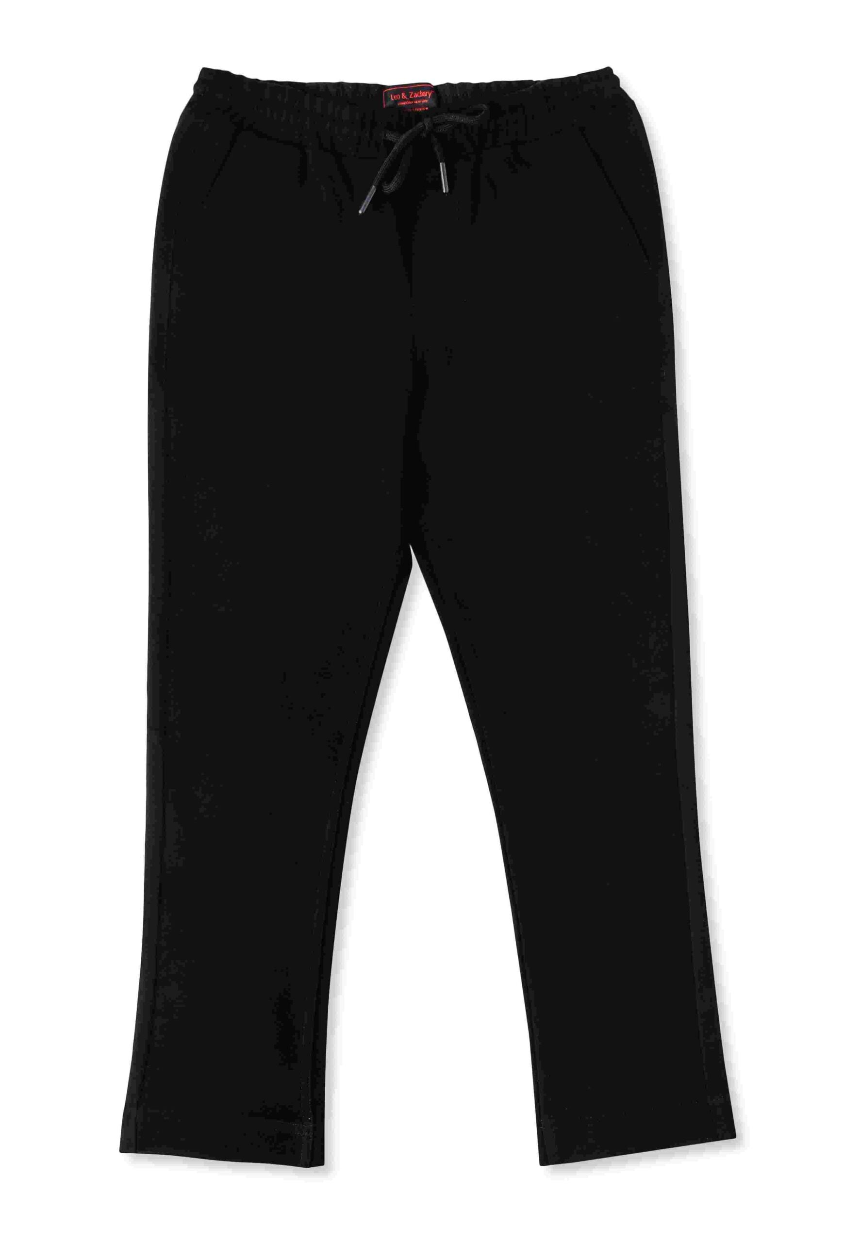 L & Z BOYS BOYS SLIM FIT KNIT STRETCH JOGGER PANTS