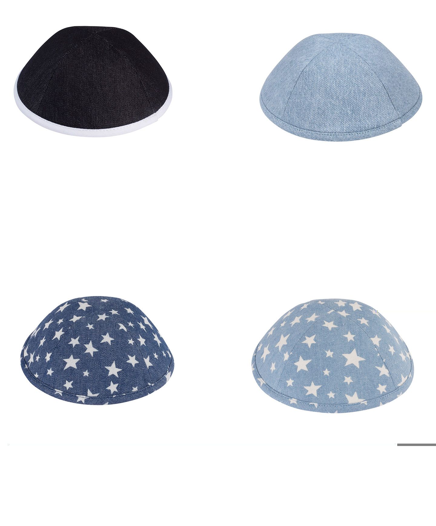 IKIPPAH BOYS AND MENS DENIM DESIGN YARMULKA
