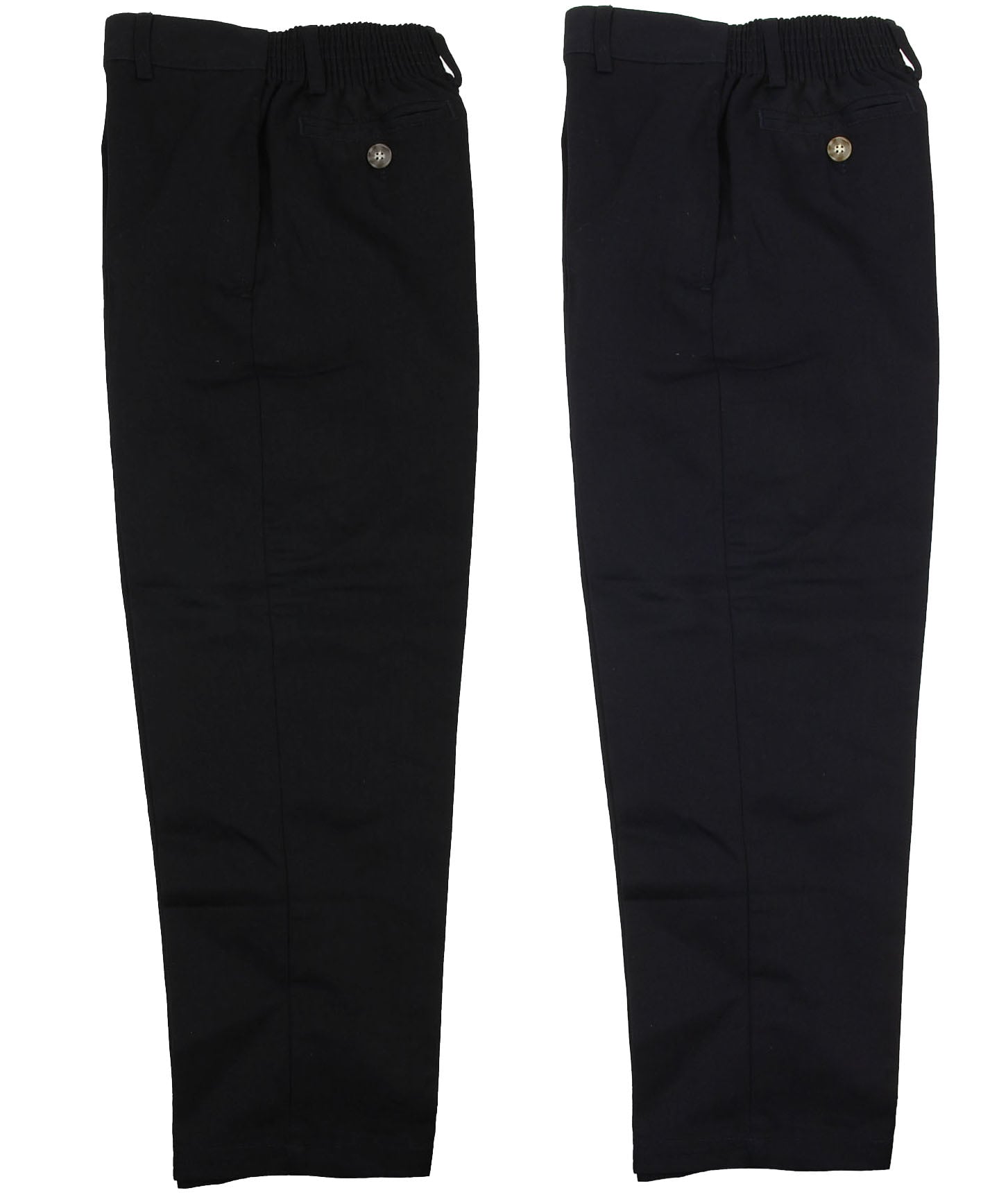 ADAM BAKER Boys Cotton Classic & Husky FIT Elastic Back Casual Pants 102P 106H