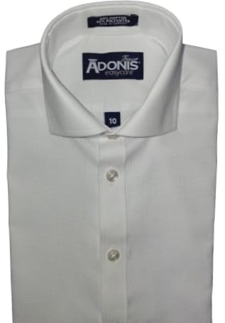 ADONIS BOYS CLASSIC FIT COTTON BLEND LONG SLEEVE FROST DESIGN DRESS SHIRT