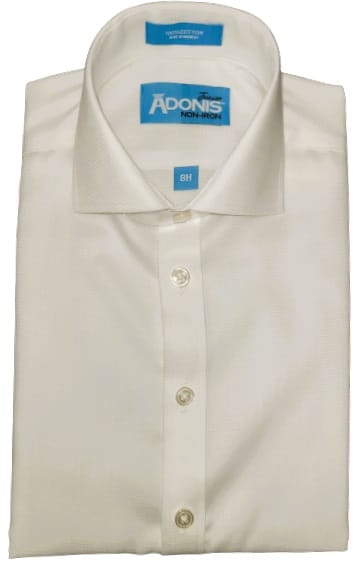 ADONIS BOYS L/S HUSKY FIT COTTON SERENE DESIGN DRESS SHIRT