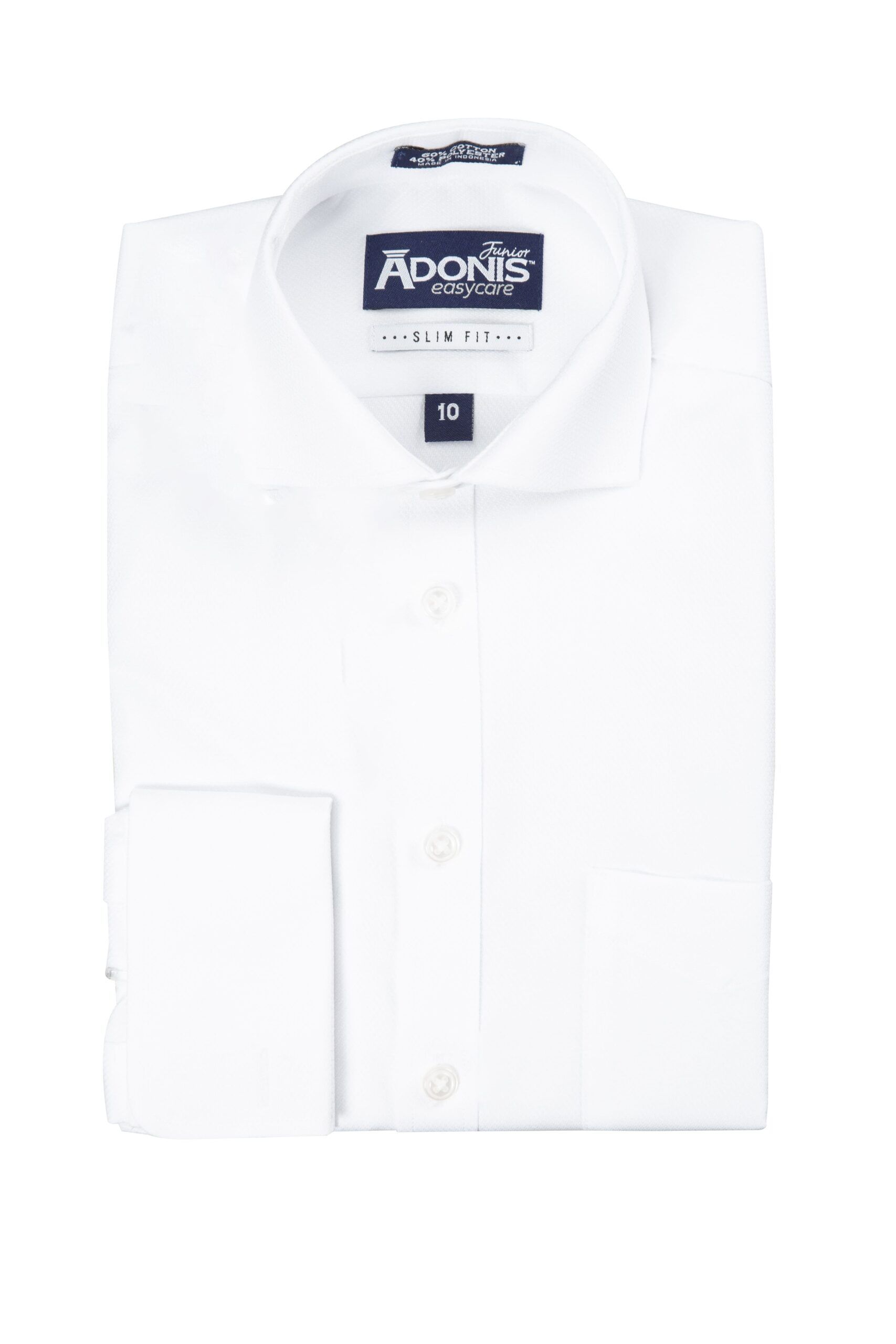 ADONIS Boys Slim Fit French Cuff Cotton Blend New Diamond Design Dress Shirts