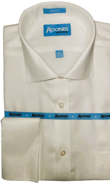 ADONIS MENS FRENCH CUFF CLASSIC FIT COTTON DRESS SHIRT W/W – MCFT12202