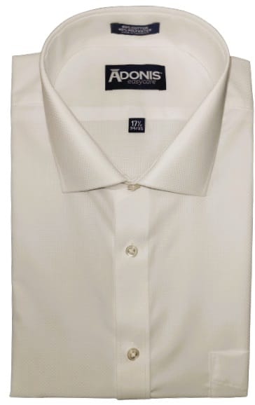 ADONIS MANS CLASSIC FIT COTTON BLEND LONG SLEEVE ENCORE DESIGN DRESS SHIRT