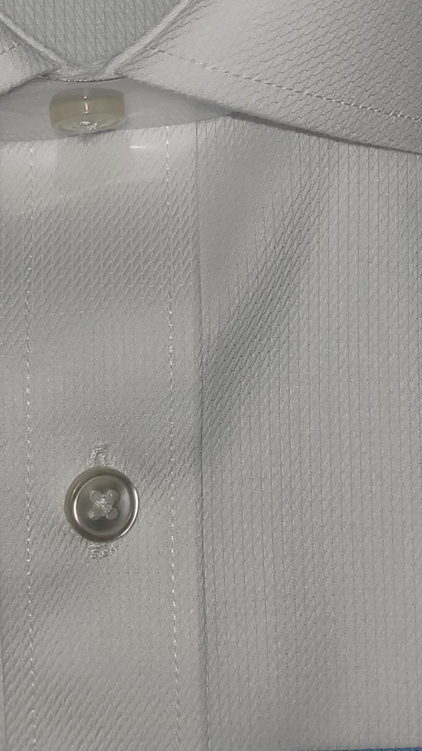 ADONIS MENS CLASSIC FIT SHORT SLEEVES COTTON TWINE DESIGN DRESS SHIRT - Image 2