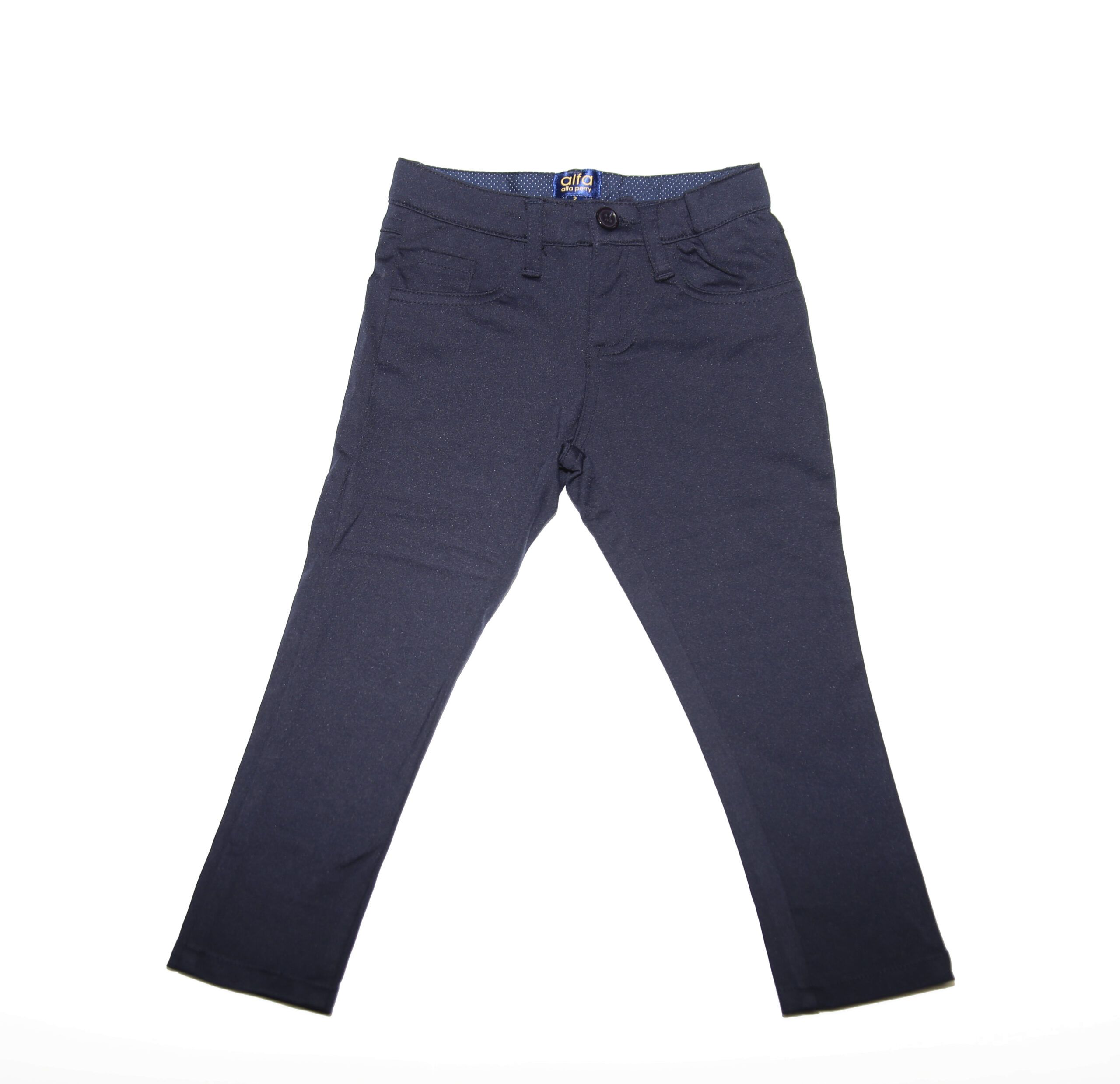 ALFA PERRY Boys Skinny Fit Stretch Solid Dress Pants APB-PNT201