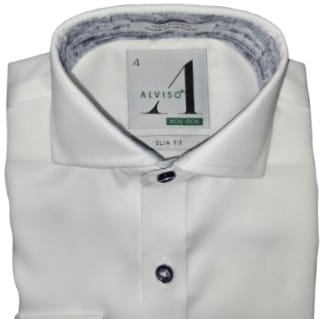 ALVISO BOYS HUSKY FIT COTTON LONG SLEEVES CONTRAST DRESS SHIRT - Image 2
