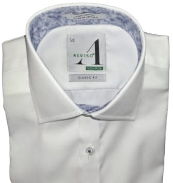 ALVISO BOYS HUSKY FIT COTTON LONG SLEEVES CONTRAST DRESS SHIRT - Image 2