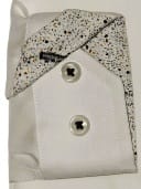 ALVISO BOYS SLIM FIT LONG SLEEVE CONTRAST COTTON NON-IRON DRESS SHIRT - 4486 - Image 3