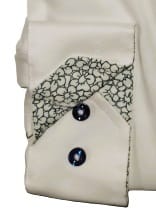 ALVISO BOYS HUSKY FIT LONG SLEEVE CONTRAST COTTON NON IRON DRESS SHIRT- 4489 - Image 3