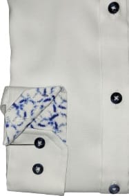 ALVISO BOYS SLIM FIT COTTON LONG SLEEVES CONTRAST DRESS SHIRT - Image 3