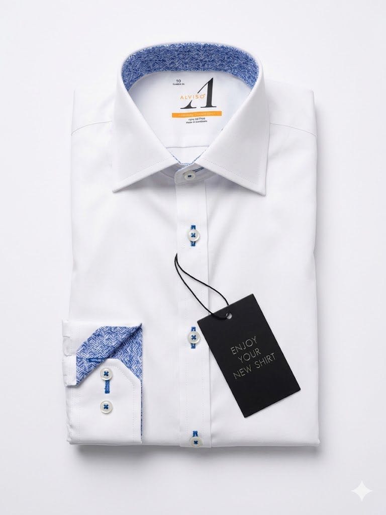 ALVISO L/S 4580 CLASSIC FIT CONTRAST BOYS SHIRTS