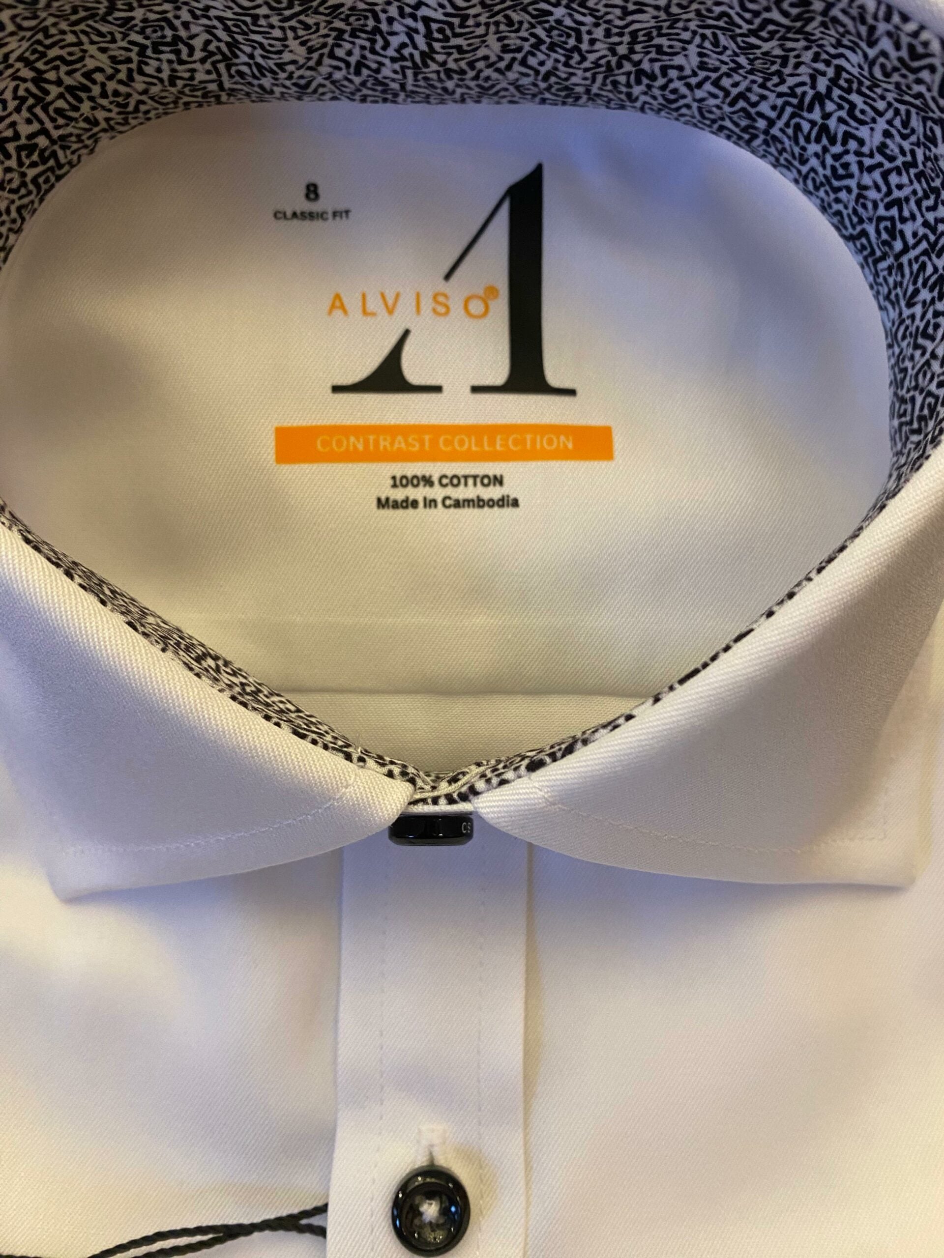 ALVISO L/S 4584 CLASSIC CONTRAST DRESS SHIRT - Image 2