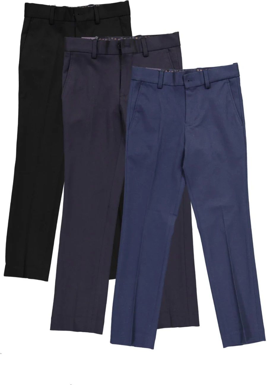 ARMANDO MARTILLO Boys Skinny Fit Stretch Microfiber Blend Dress Pants 614SK  - Boytique %