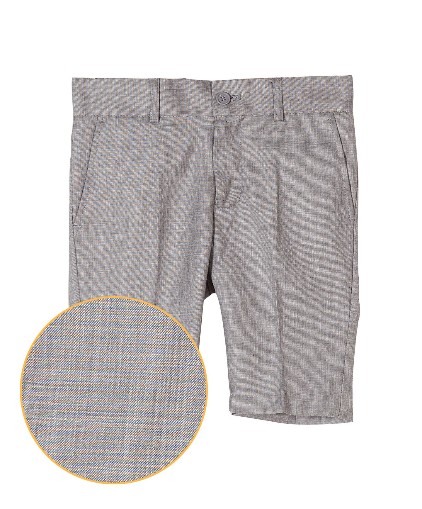 ARMANDO MARTILLO Boys Slim Fit Adjustable Waist Textured Color Dress Shorts  - Boytique %