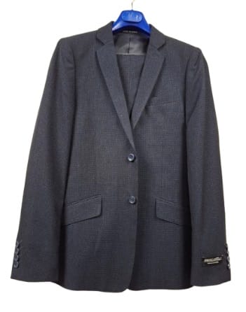 ARMANDO MARTILLO BOYS SLIM FIT NAVY DESIGN MICROFIBER BLEND SUIT
