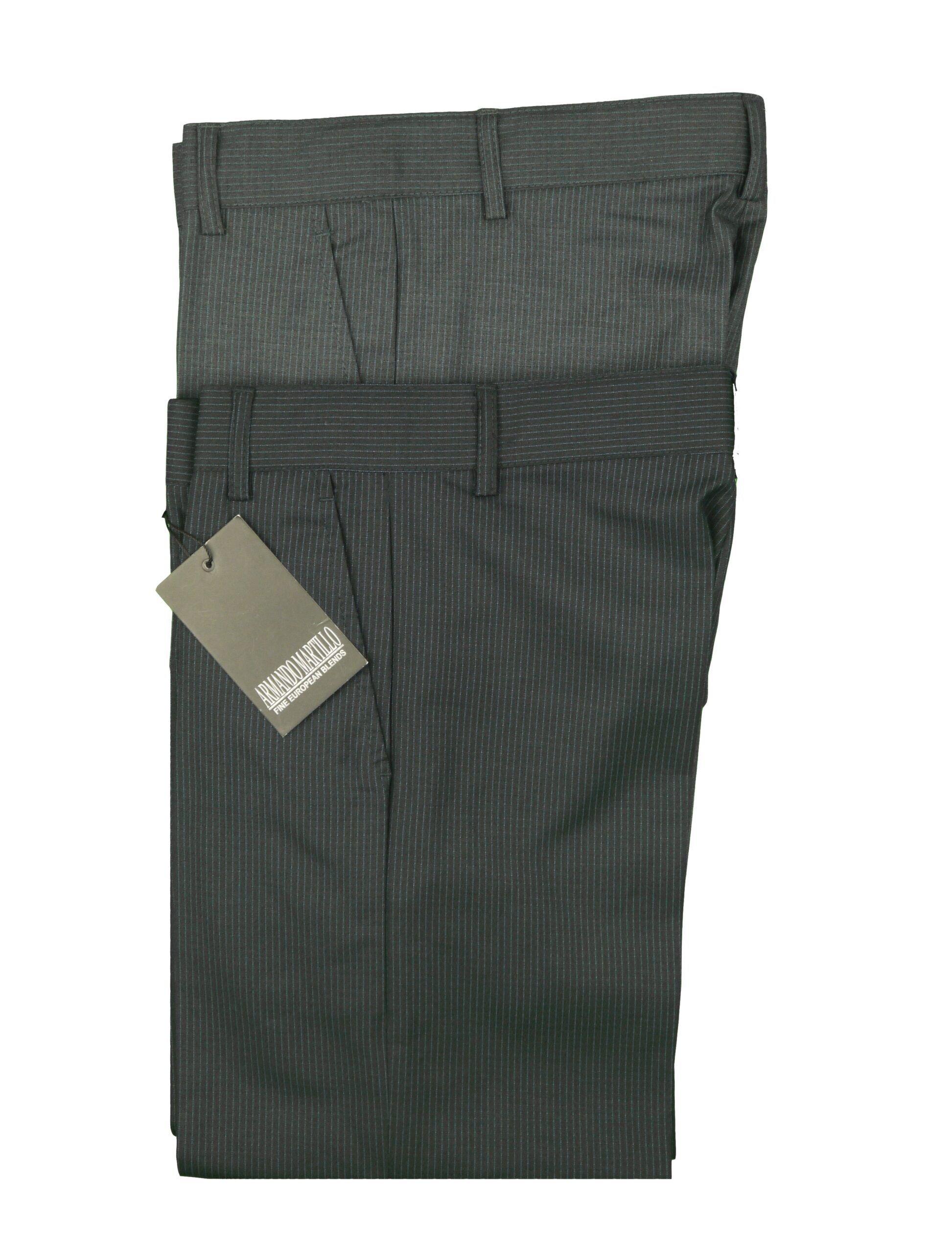 ARMANDO MARTILLO Boys Striped Slim Fit Flat Front Adjustable Waist Dress Pant