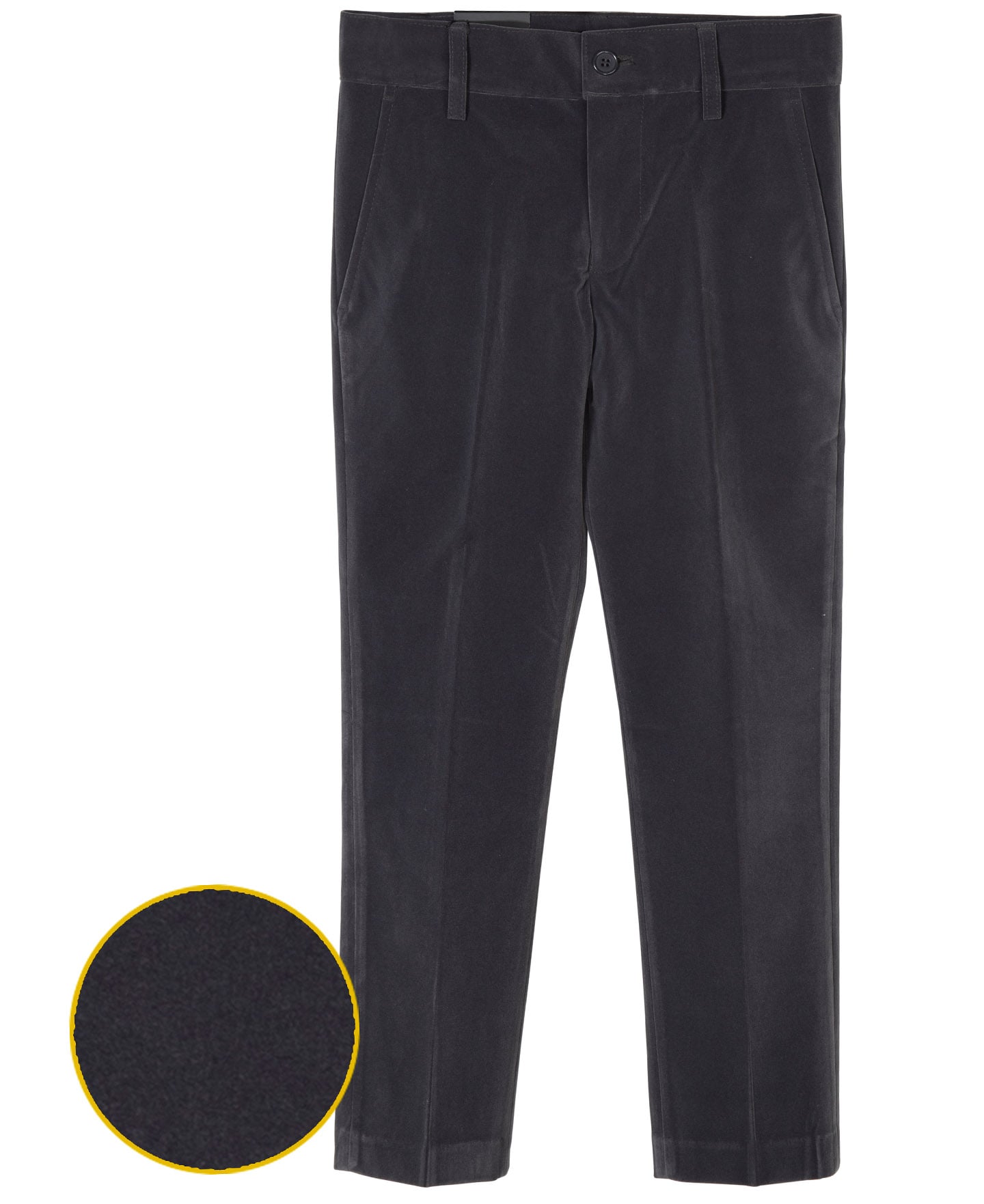 ARMANDO MARTILLO Skinny Velvet Boys Dress Pants -