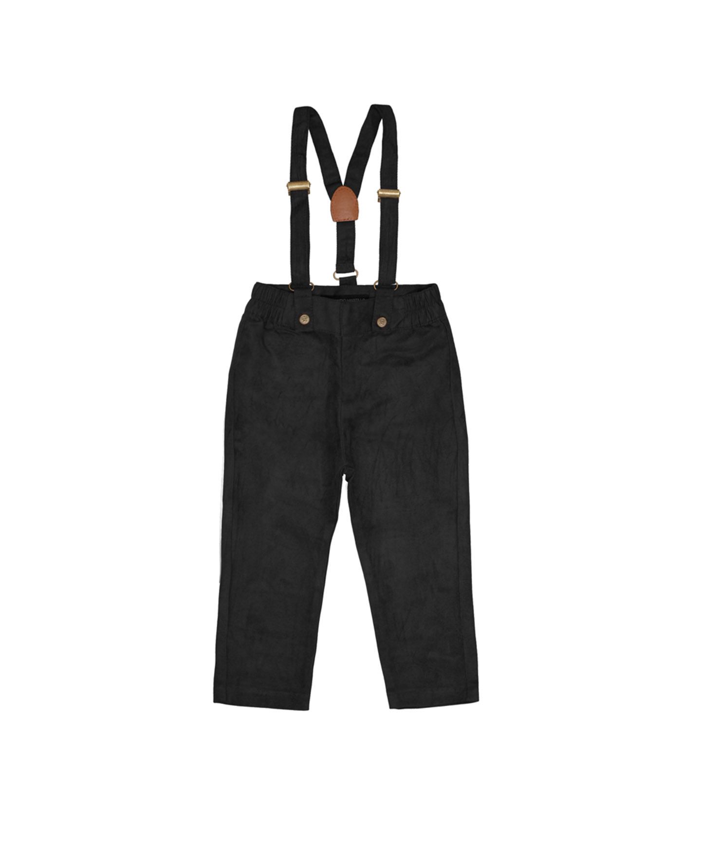 ARMANDO MARTILLO VELVET Slim Fit Pants - With Suspenders 610SU