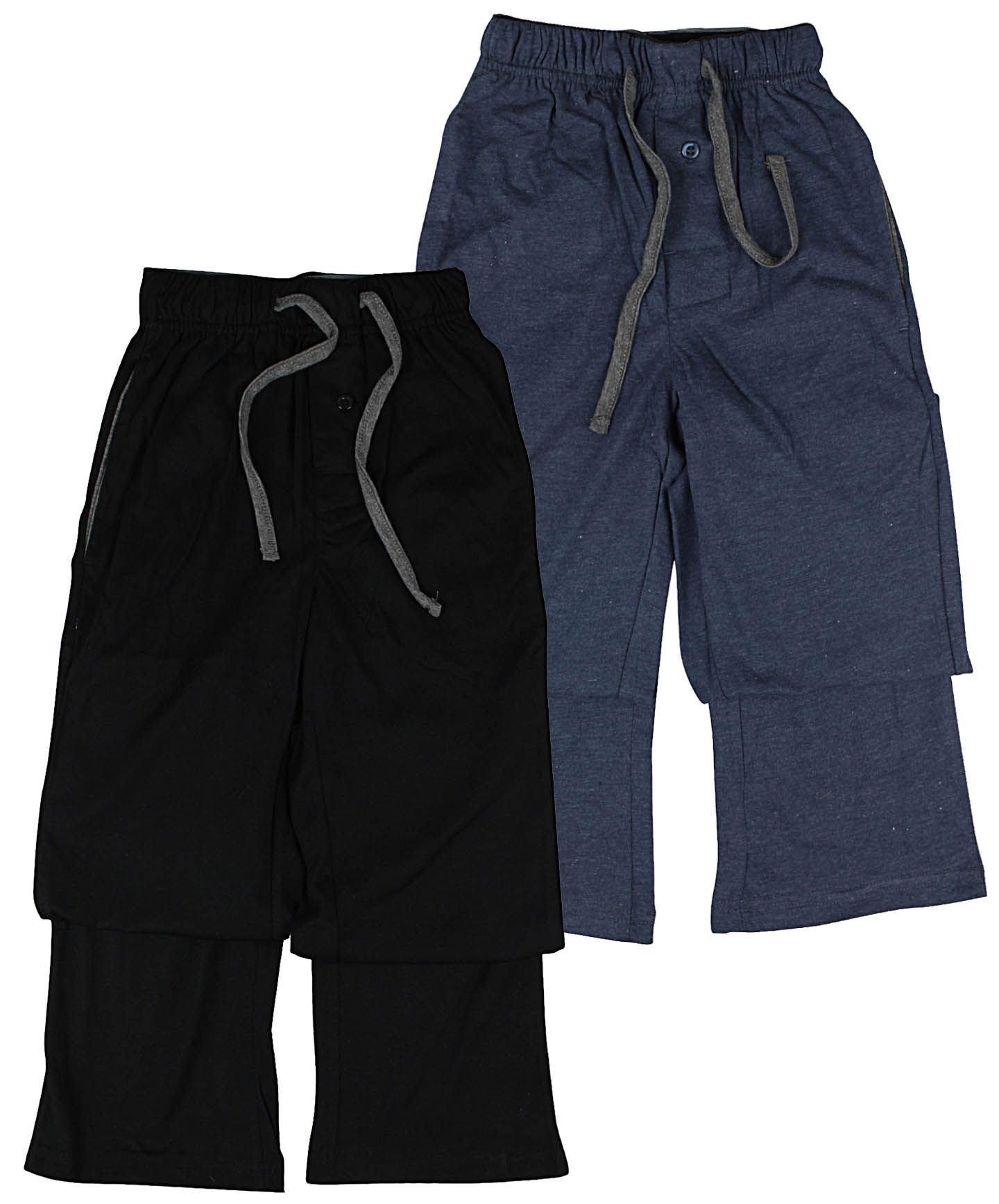 CASUAL TRENDS Boys Cotton Blend Solid Color Knit Pajama Pants - PJPANTS-K0164