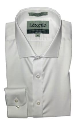 LEXEDO BOYS SLIM FIT LONG SLEEVES NON-IRON STRECH DRESS SHIRT