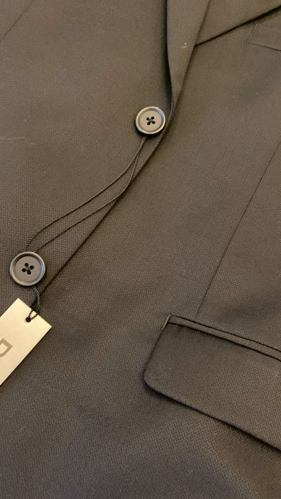DKNY Boys Black Wool Suit - Image 2