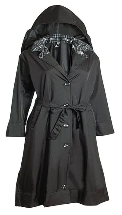 FIT RITE LADIES RAINCOAT WITH ZIP IN HOOD - Image 2