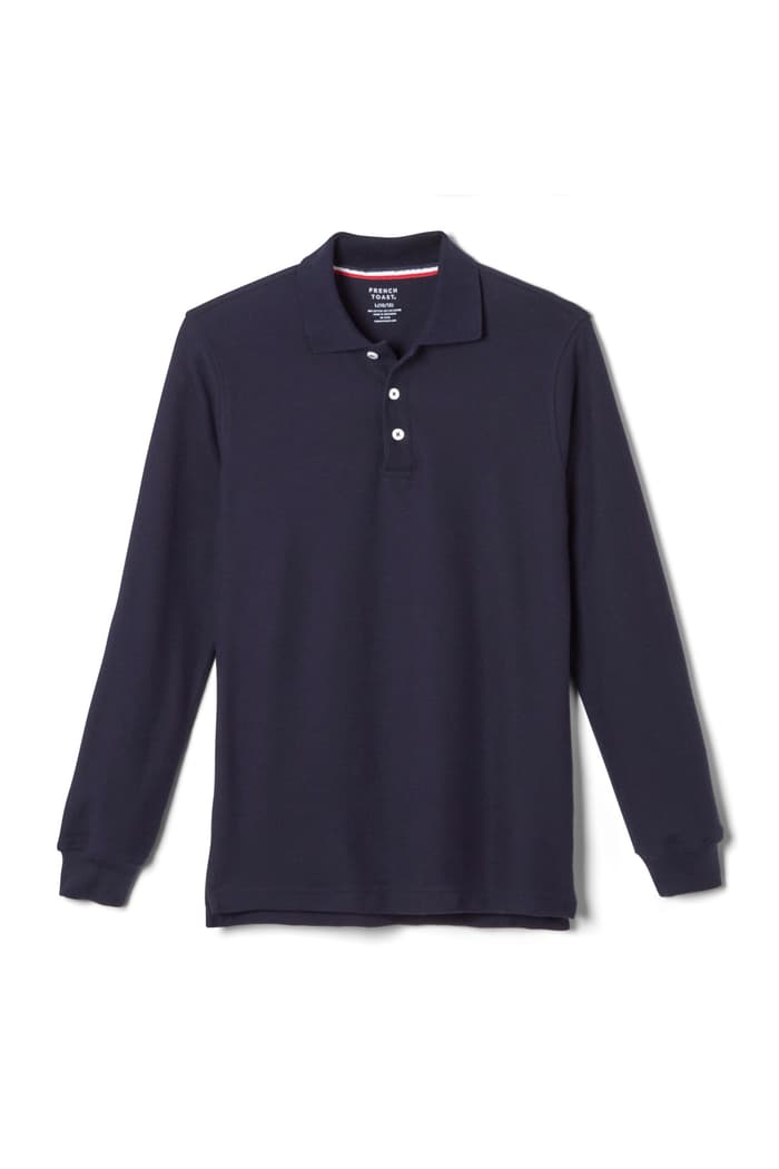 FRENCH TOAST BOYS LONG SLEEVE POLO SHIRT