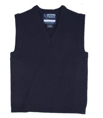 FRENCH TOAST Boys  Navy Knit Vest