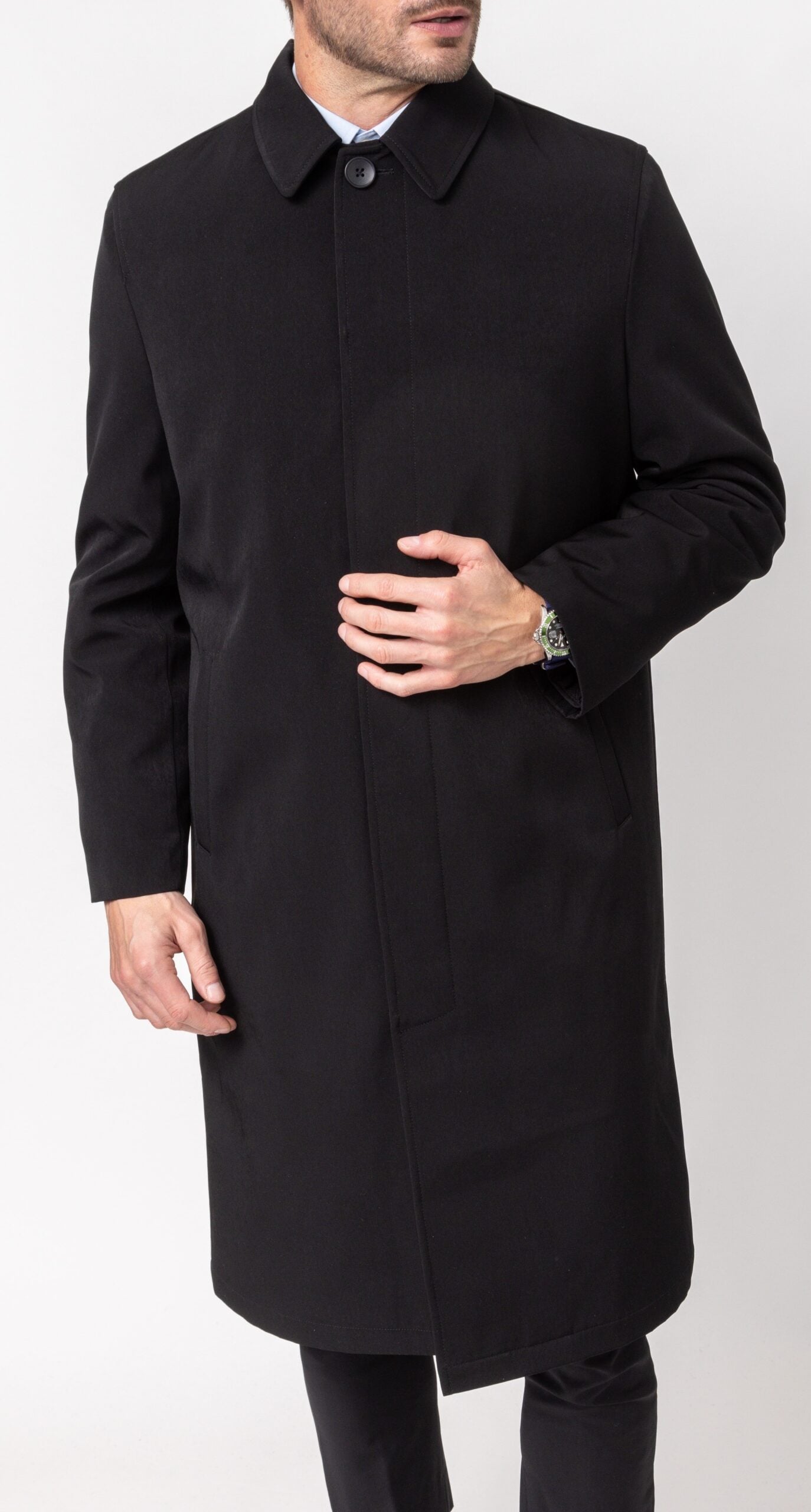 メンズウェア CLUBHAUS Heritage Woolen Cap - Black HART SCHAFFNER MARX MENS JOSHUA FULL LENGTH HOODED RAINCOAT