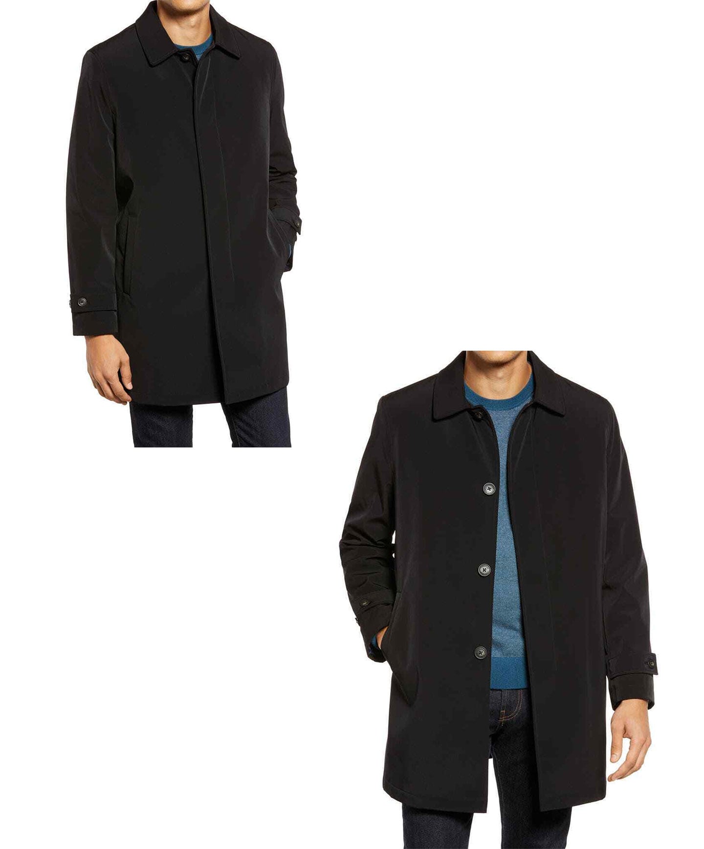 HART SCHAFFNER MENS Hartsdale All Weather 3/4 Raincoat - 6404 HARTSDALE