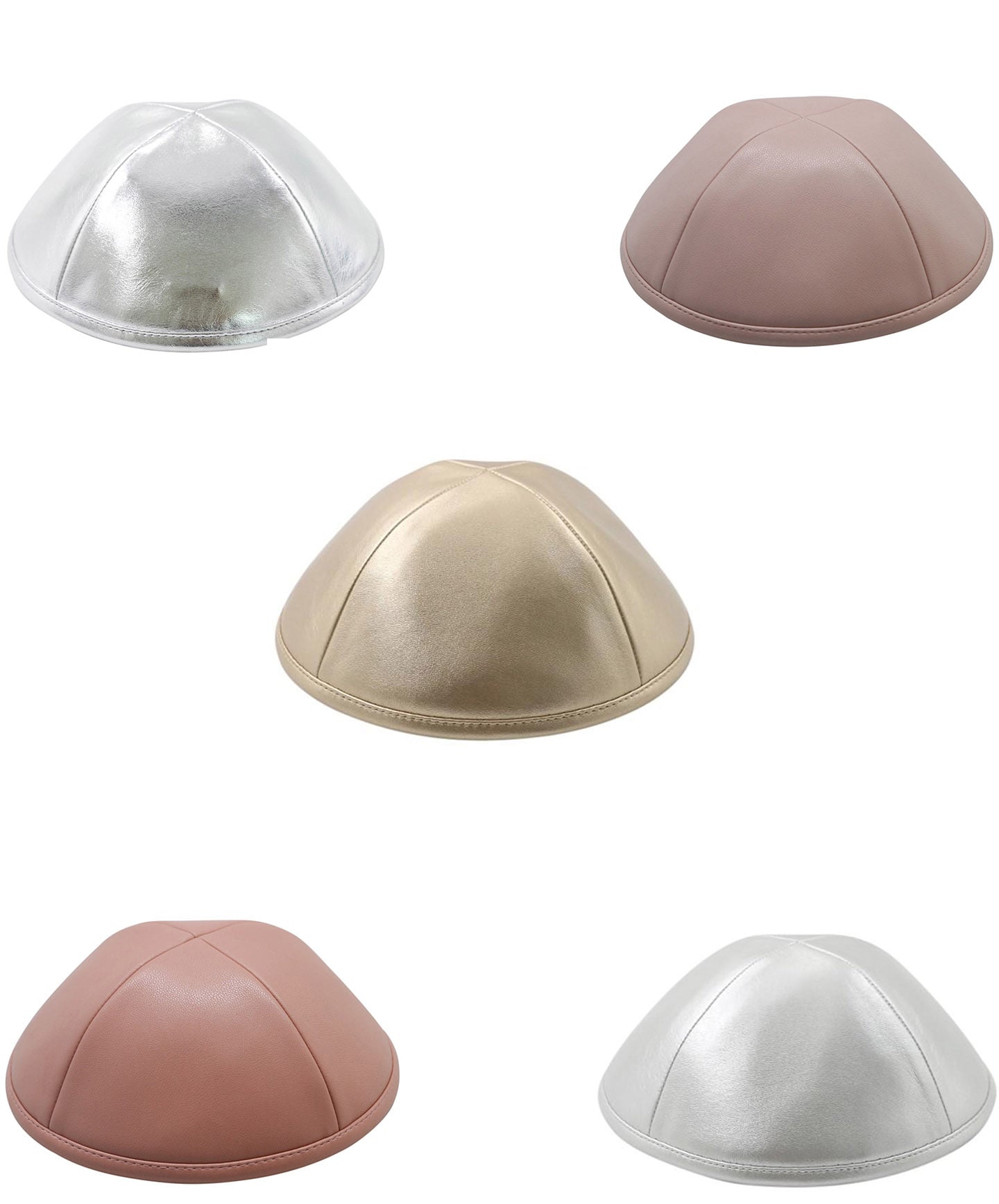 IKIPPAH LEATHER YARMULKA ASSORTED DESIGNS