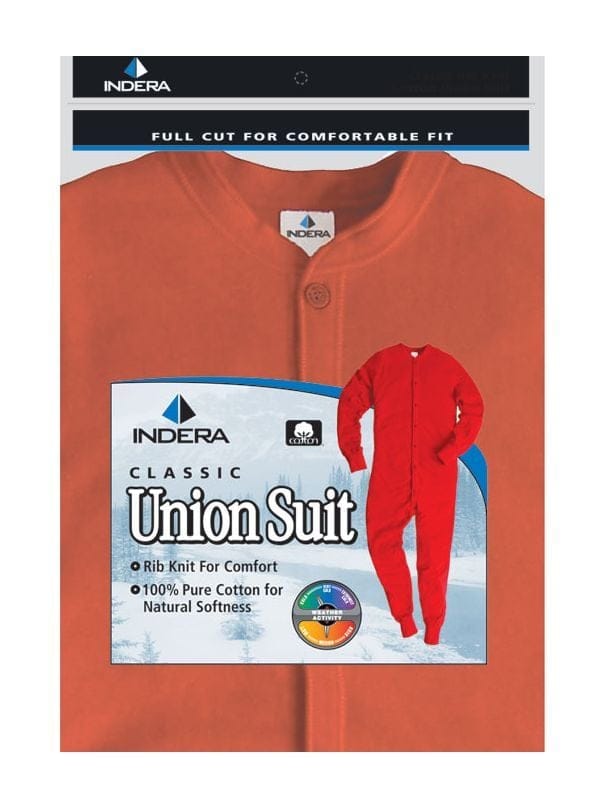 INDERA Mens Classic Thermal Union Suit