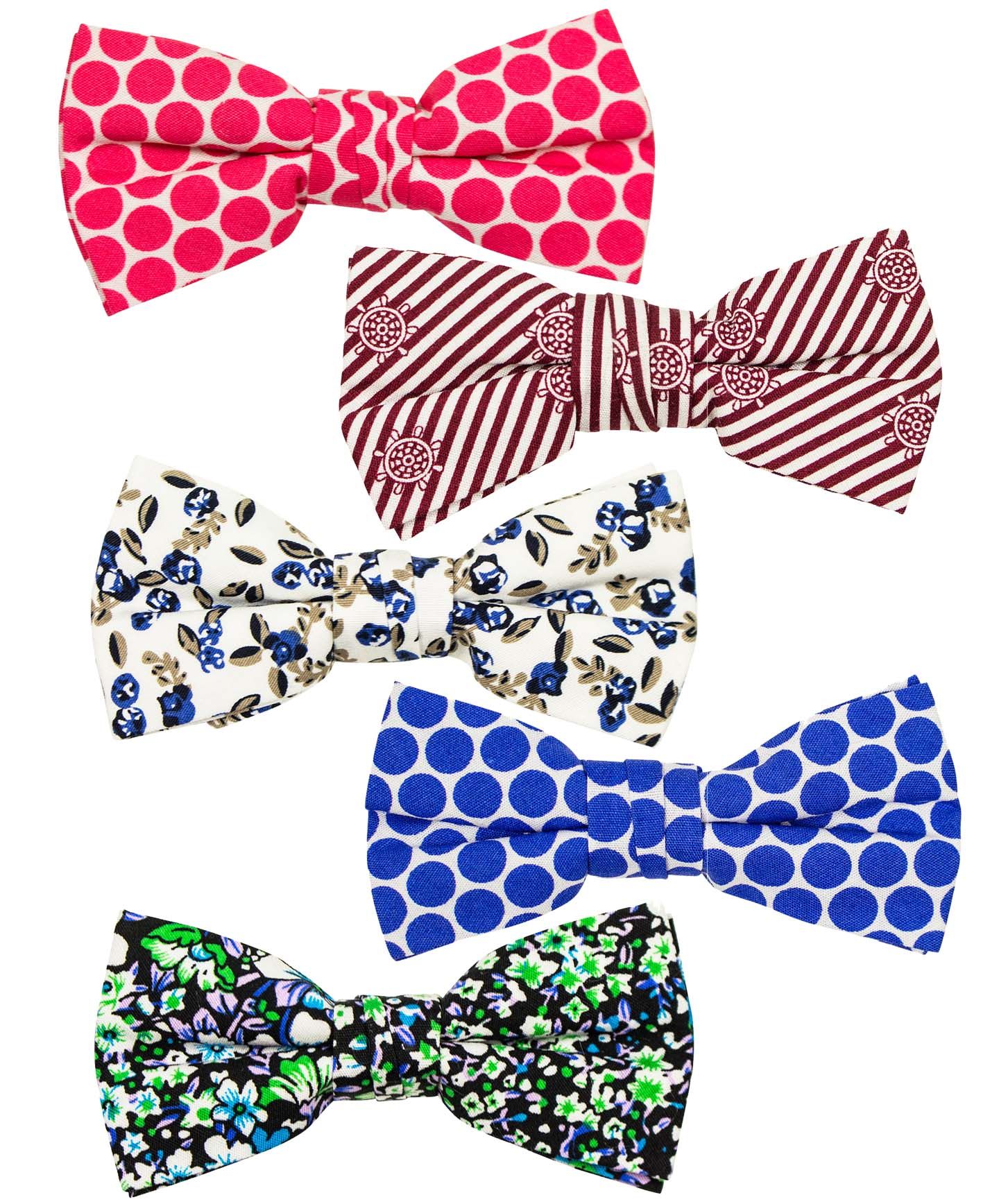 ISAAC MIZRAHI Boys Design Bowties - colors