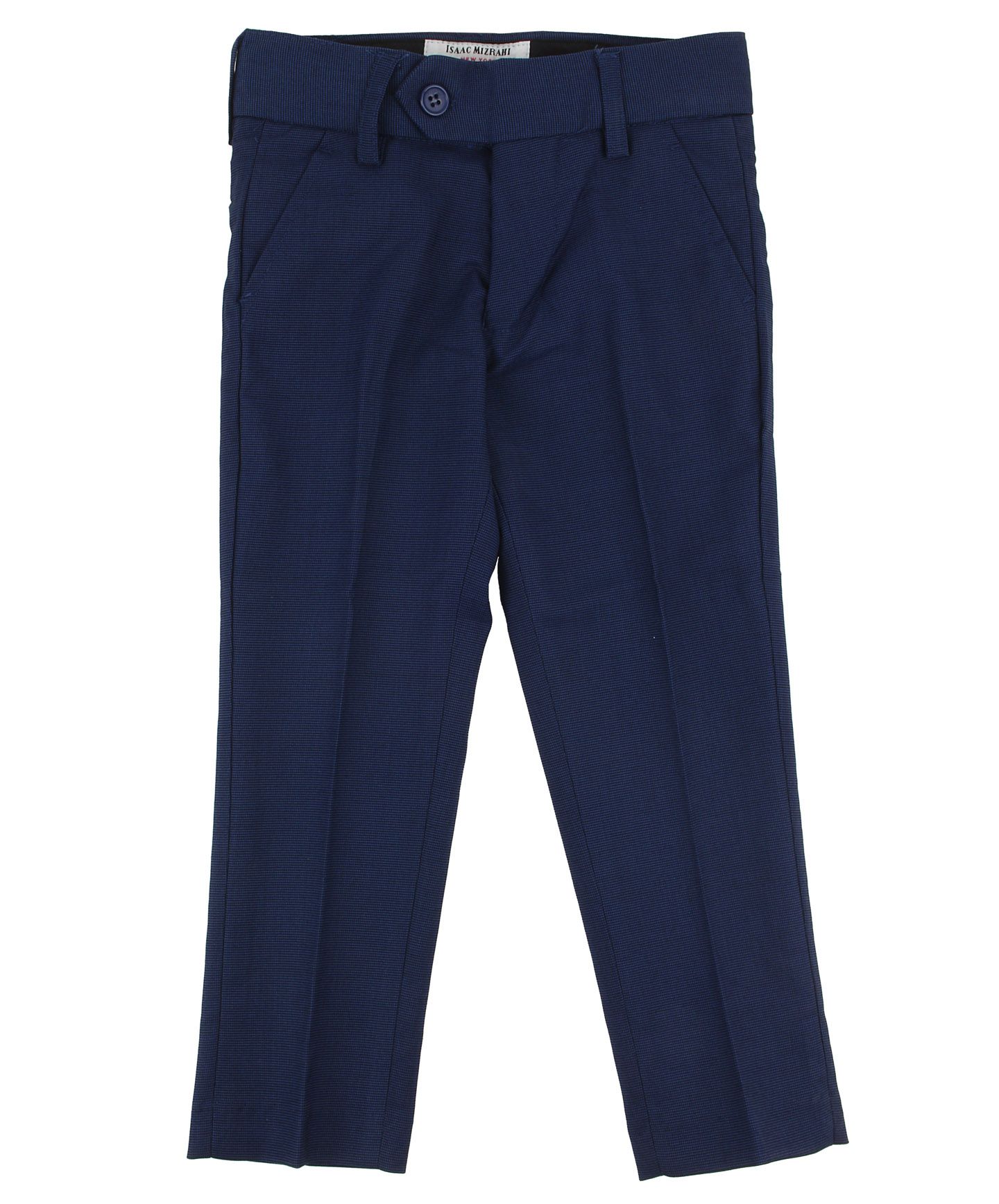 ISAAC MIZRAHI Boys Skinny Fit Birdeye Design Dress Pants