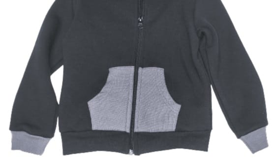 LANDS KID BOYS COTTON BLEND LONG SLEEVE FULL ZIP FRONT HOODIE SWEATSHIRT - Image 4