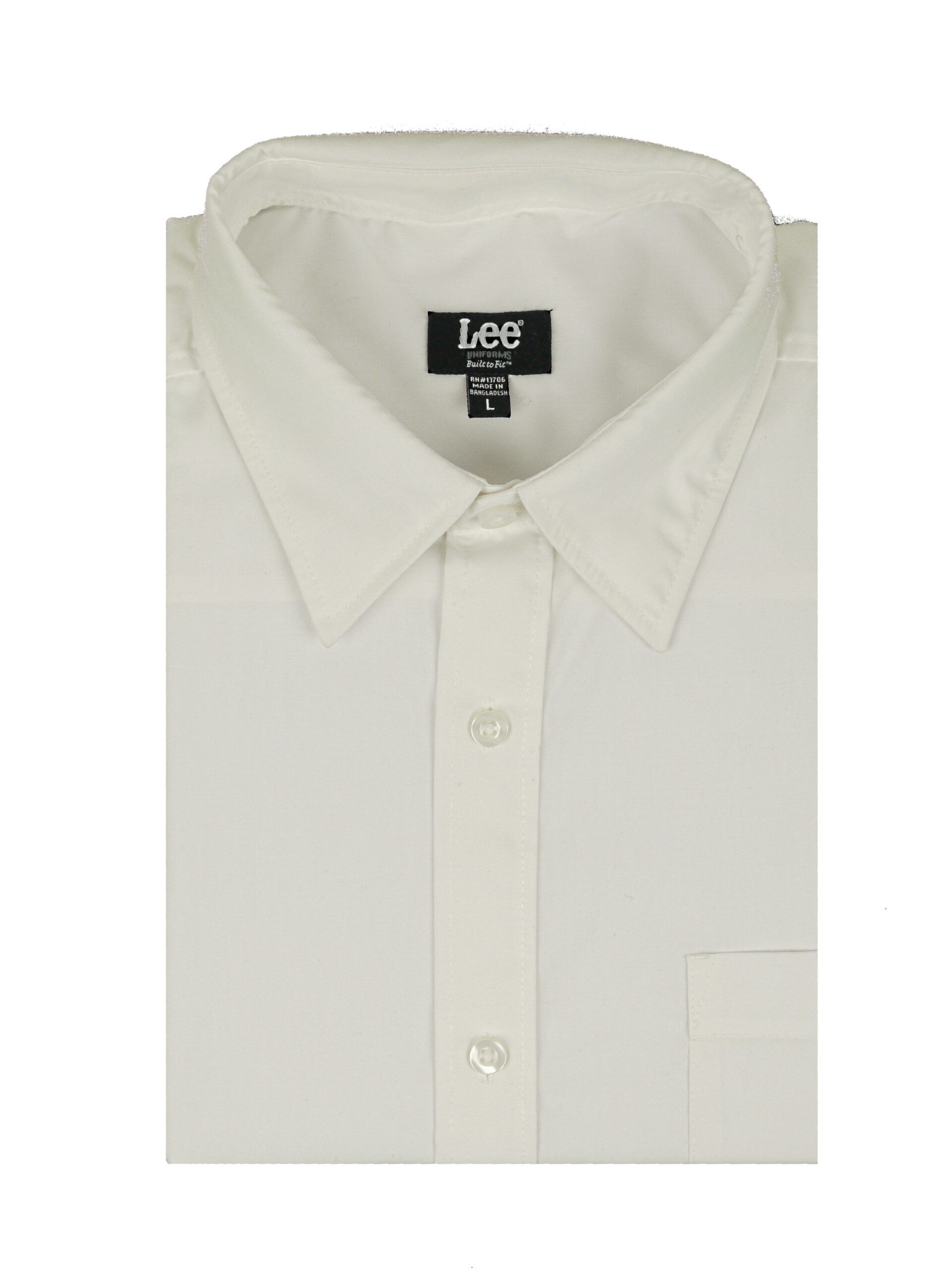 LEE Clasic Fit Long Sleeve White Dress Shirt