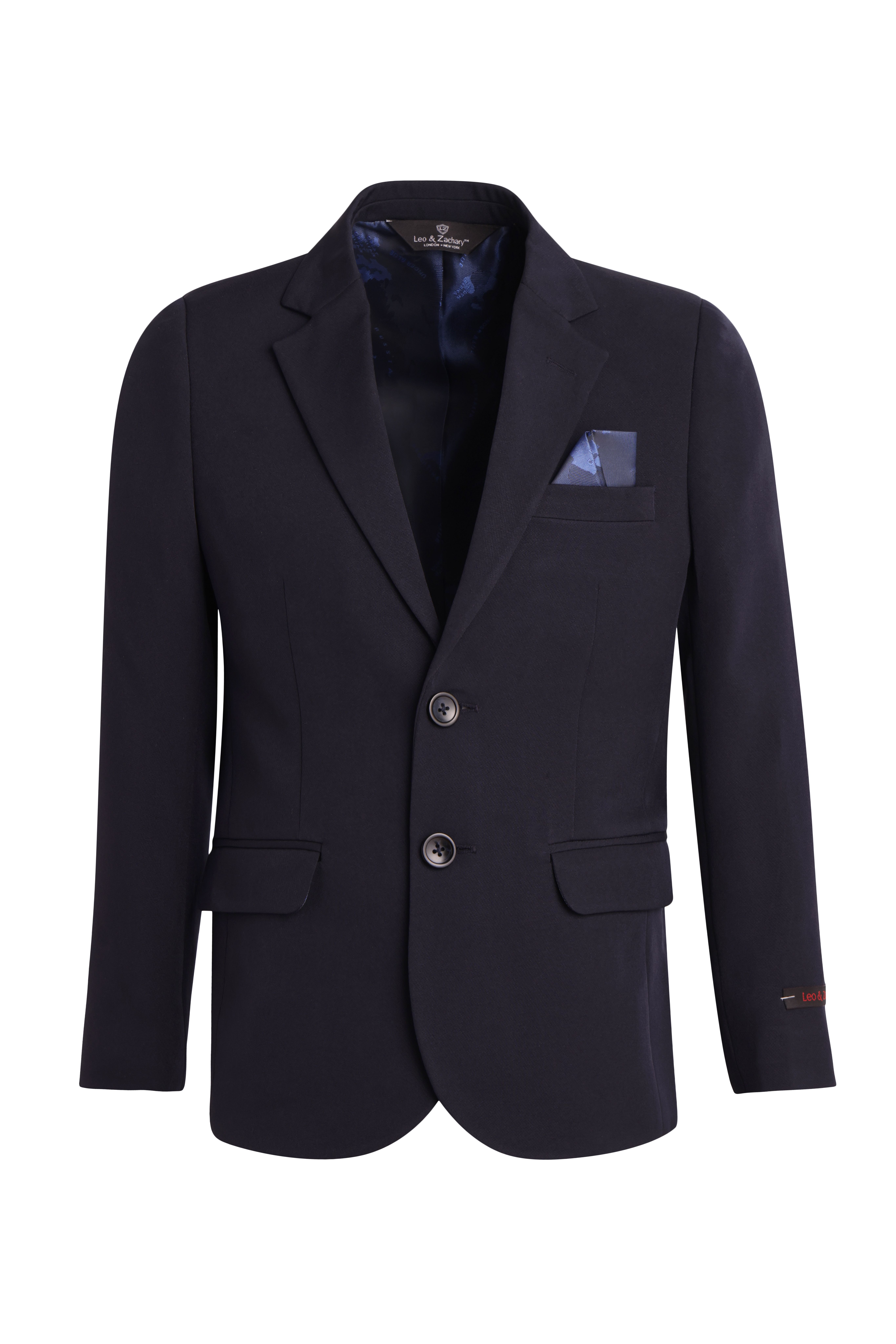 LEO & ZACHARY BOYS 4-WAY TECH STRETCH BLAZER