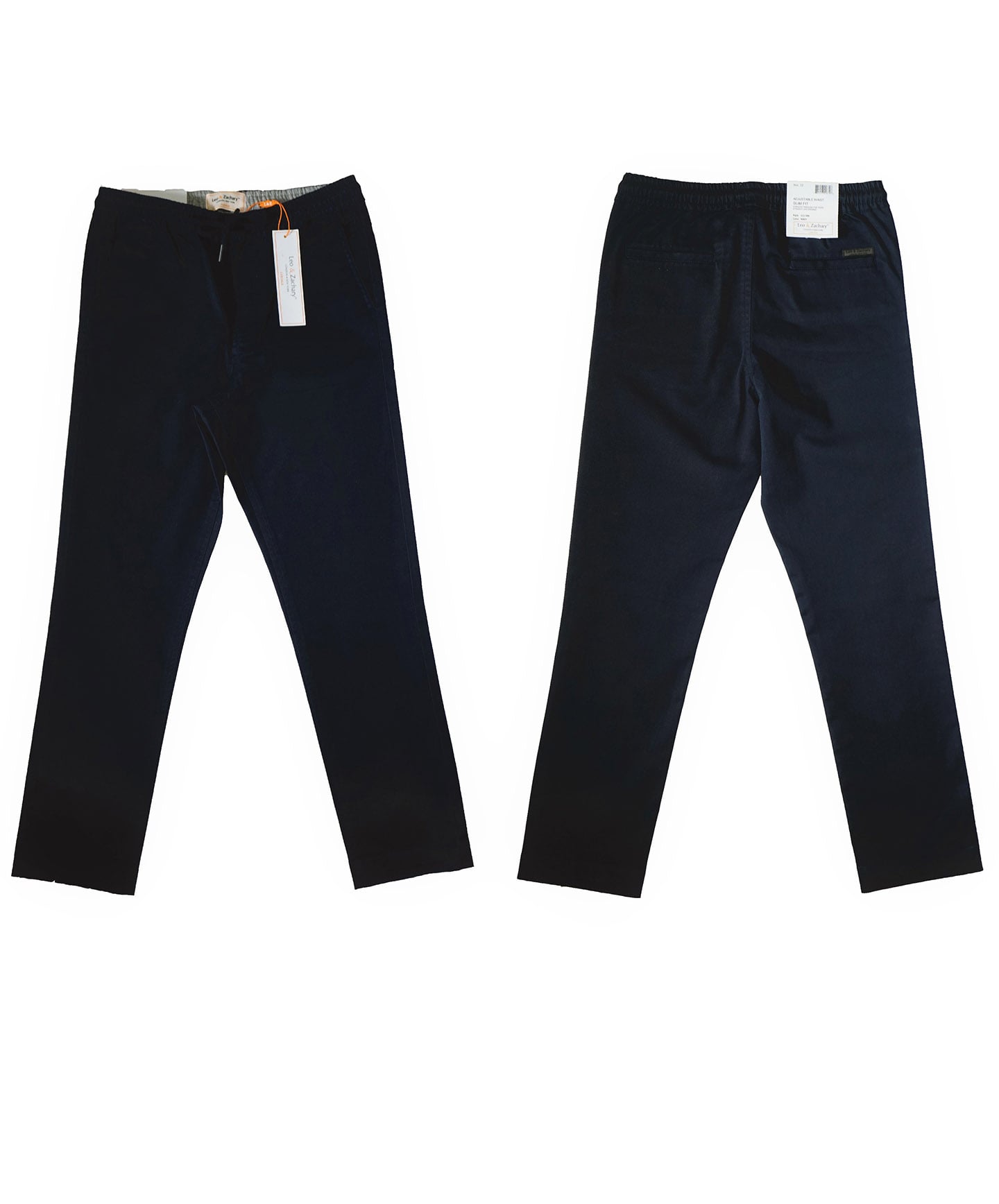 LEO & ZACHARY Boys Slim Fit Cotton Blend Stretch JOGGERS Casual Pants - LZJ