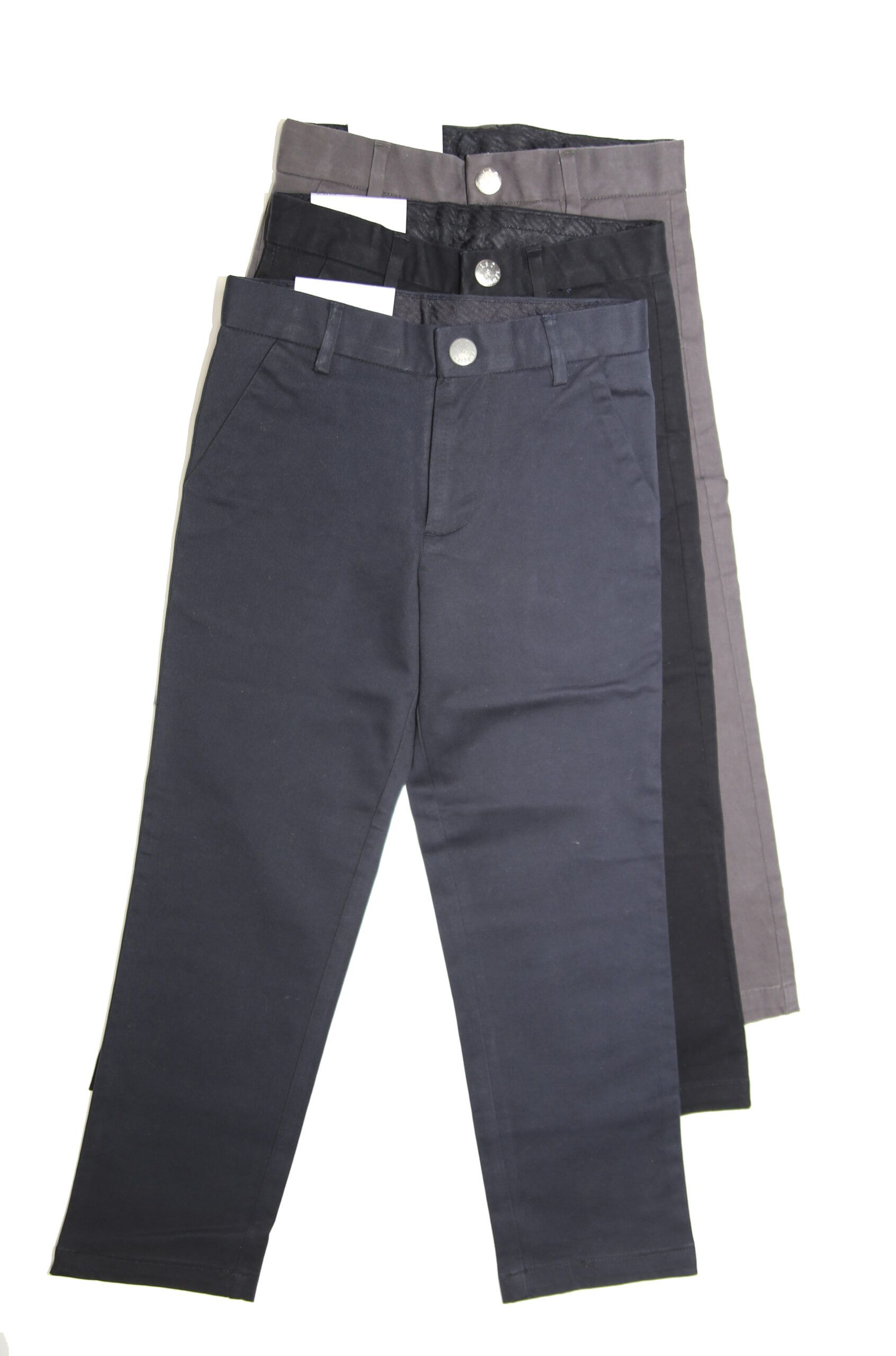 LEO & ZACHARY Boys Slim Fit Cotton Stretch Adjustable Waist Casual Pants 504 508