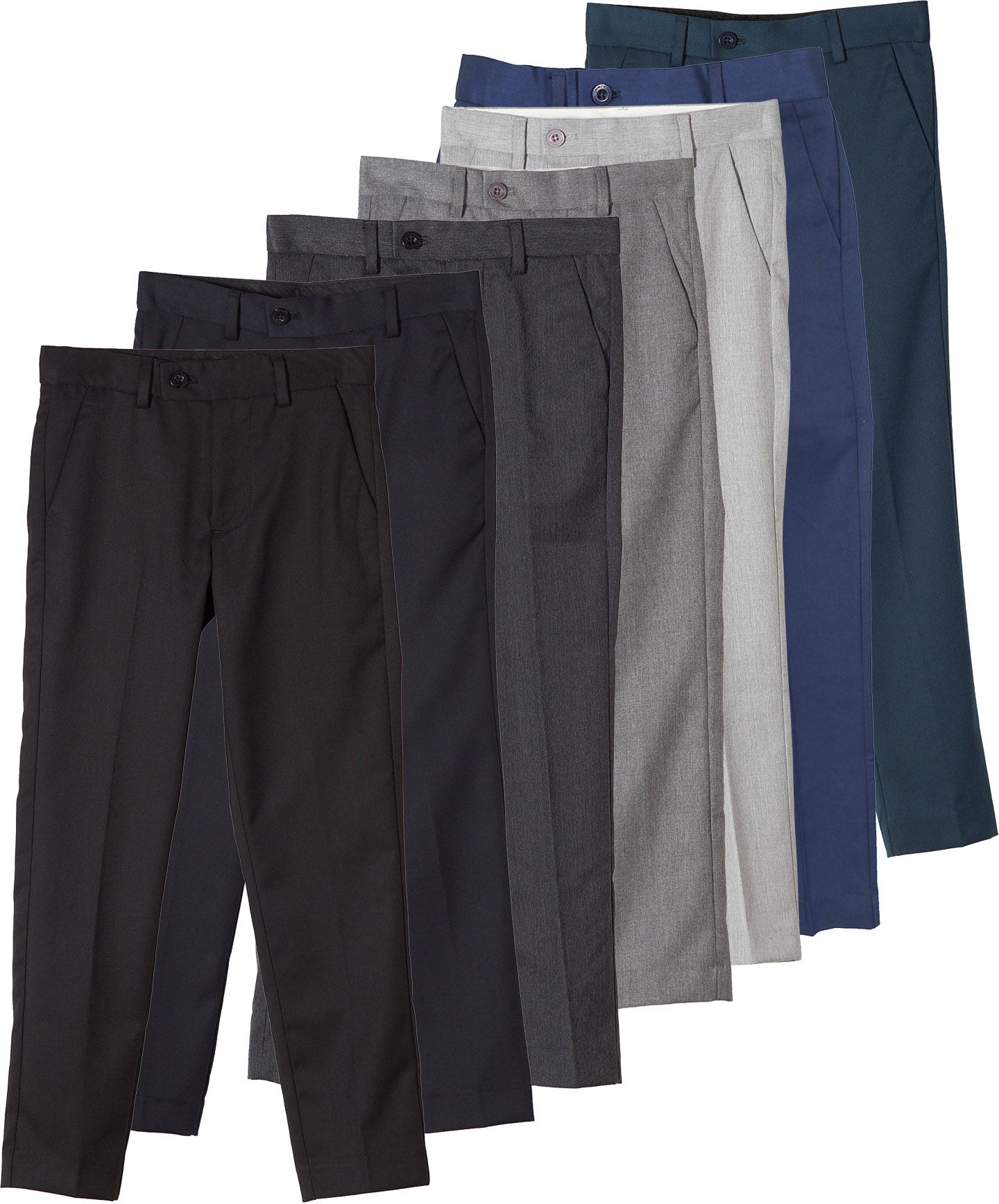 LEO & ZACHARY Boys Slim Fit Solid Dress Pants - Boytique %
