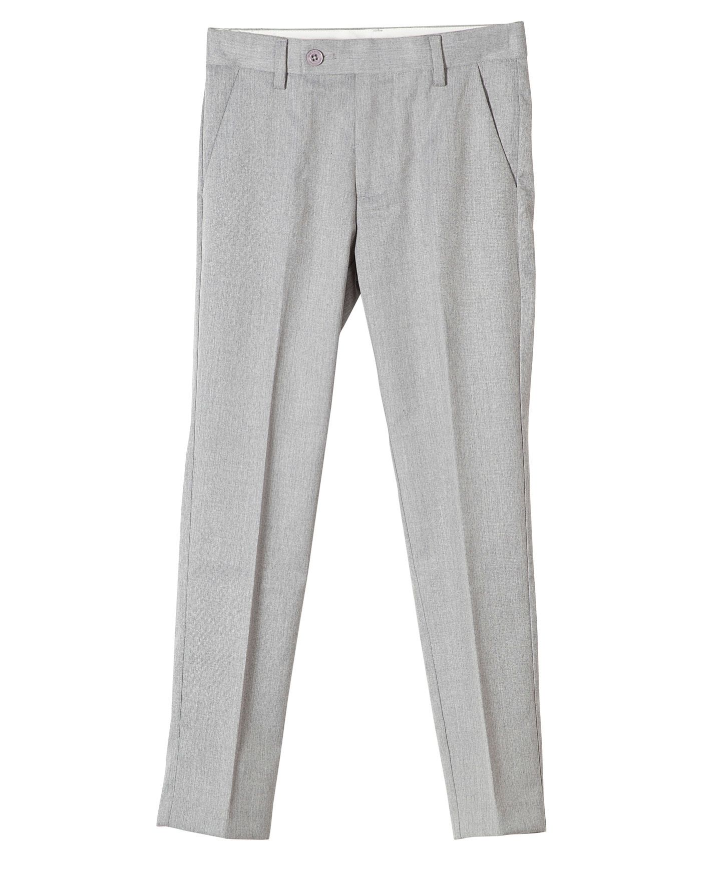 LEO & ZACHARY Boys Slim Fit Solid Dress Pants