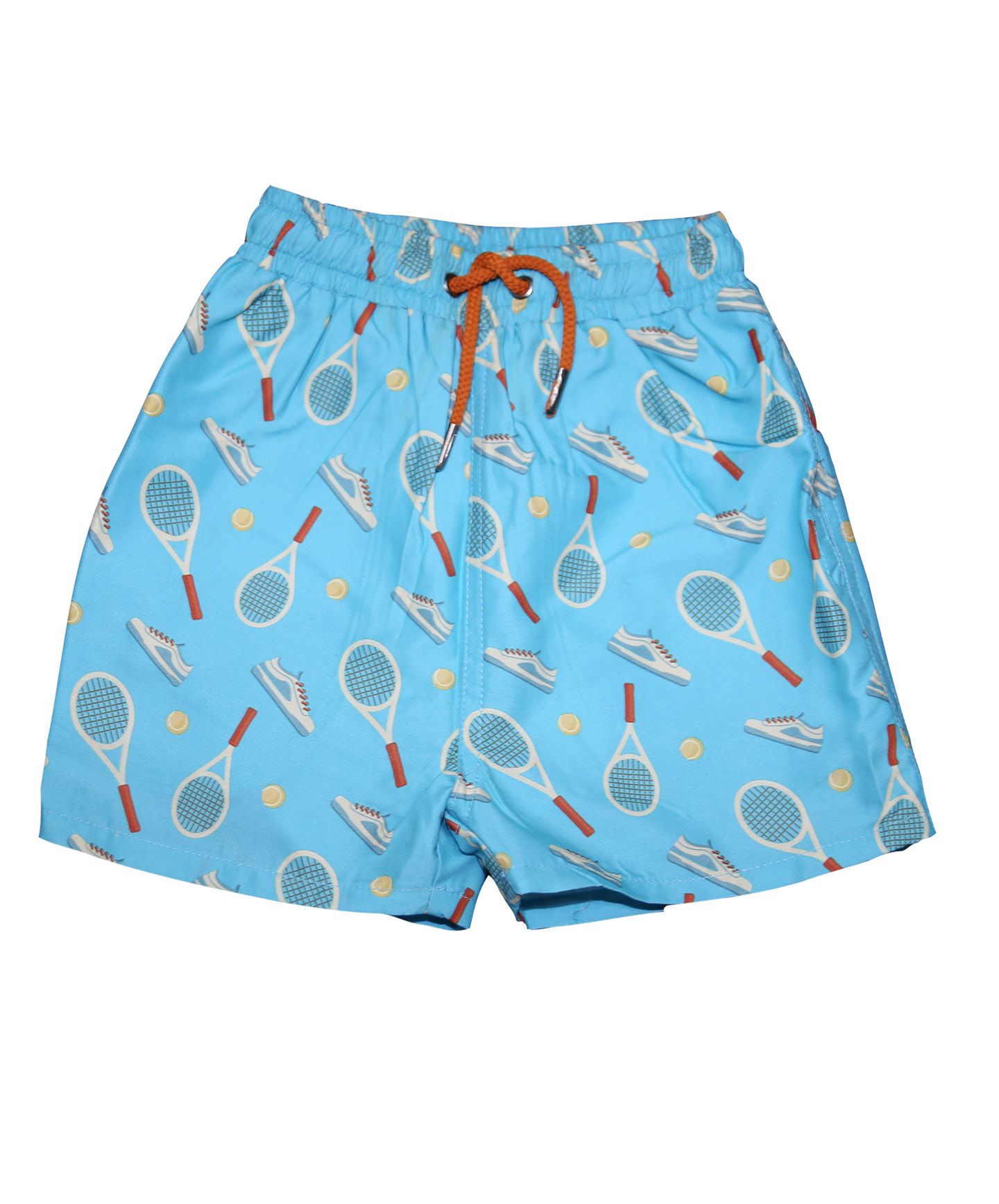 LEO & ZACHARY Boys Wimbledond Design Bathing Suits - Swim Shorts