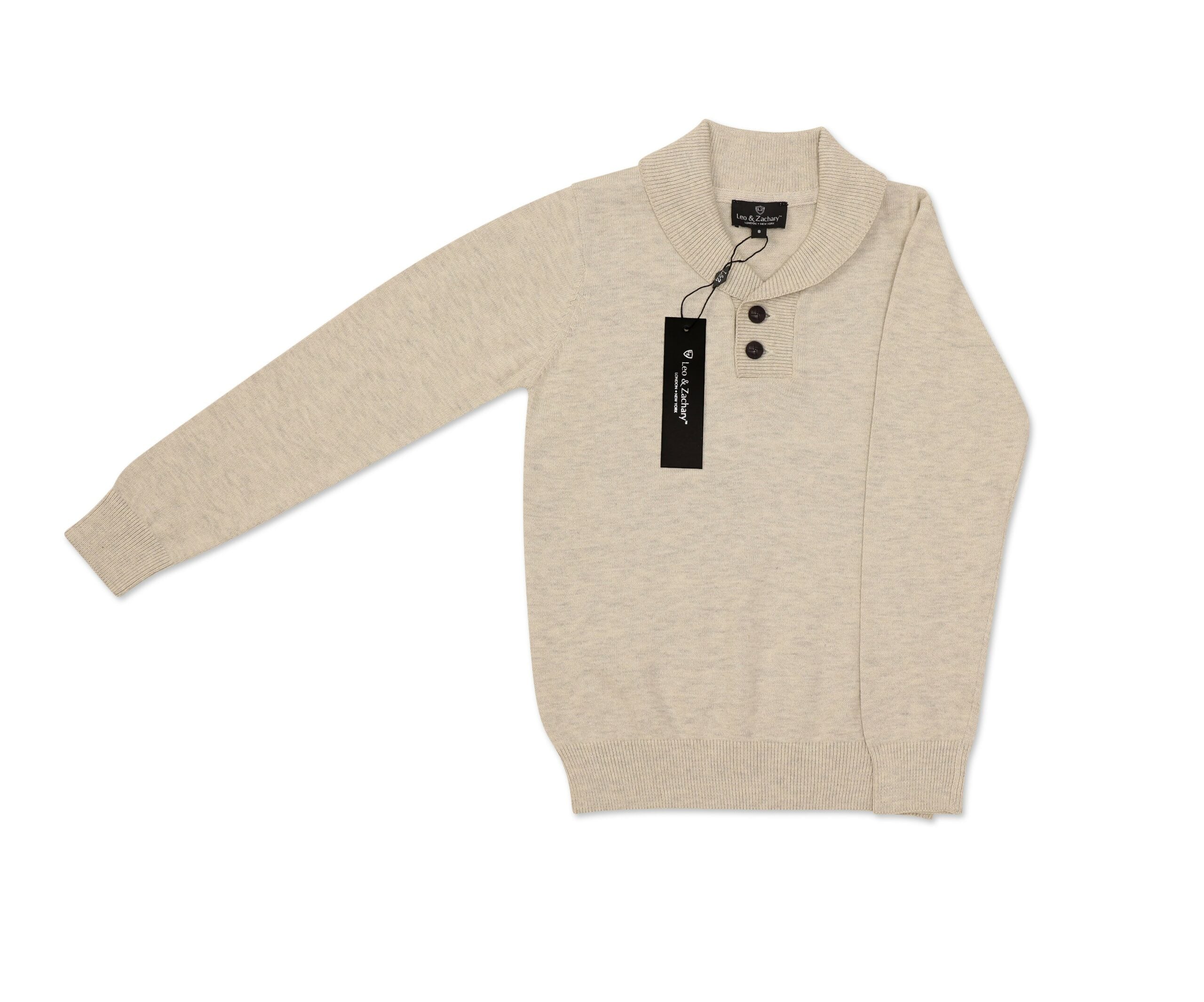 LEO & ZACHARY JONAH BOYS LONG SLEEVES COTTON SWEATER