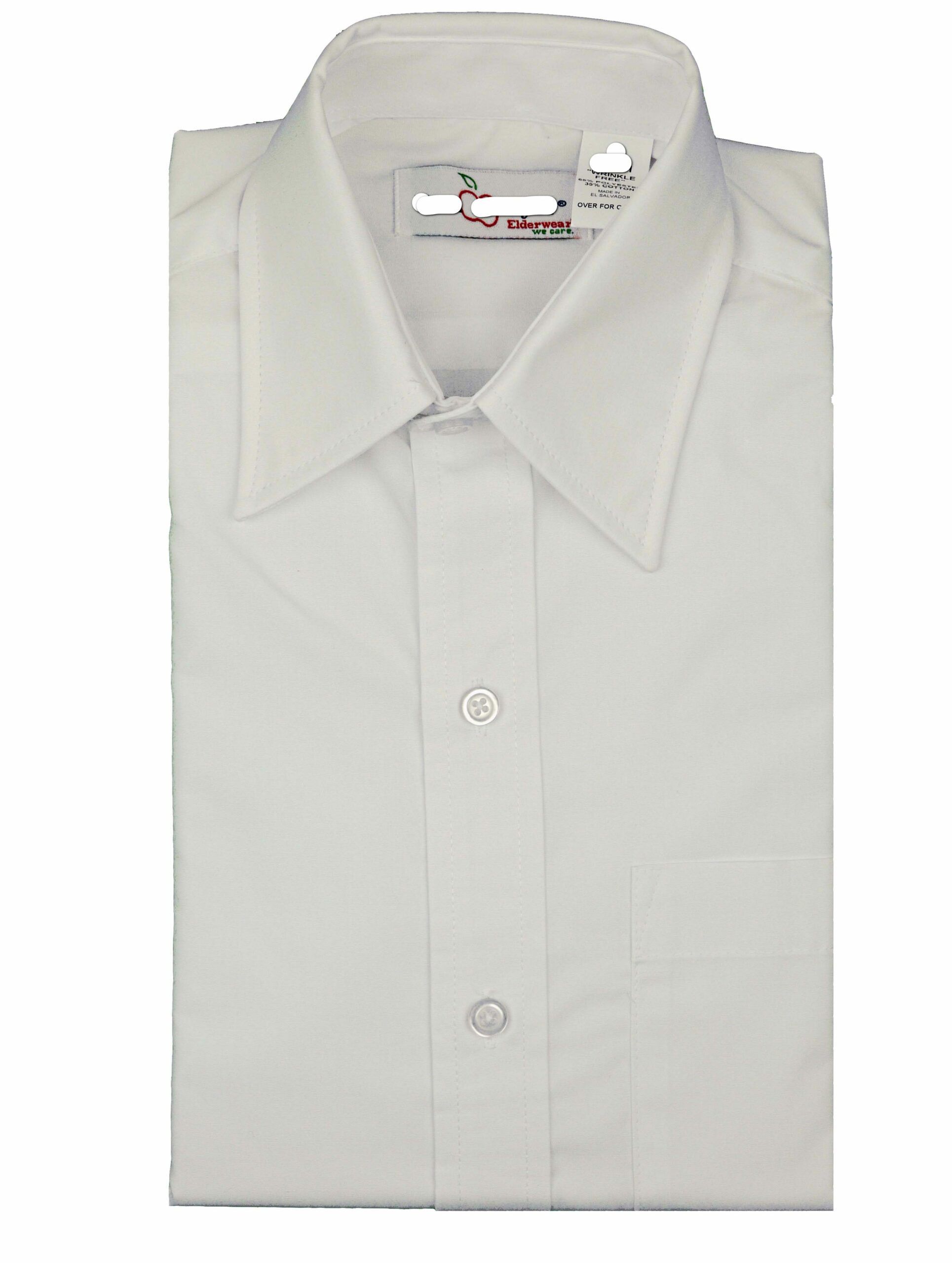 Roundtree Gold Label White Dress Shirts Gold Label Roundtree Yorke Full-Fit  Non-Iron Point Collar