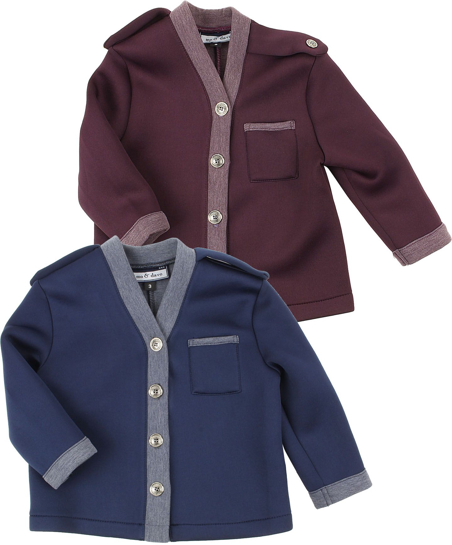MO & DAVE Boys Dress Cardigen - Jacket - 2 Colors