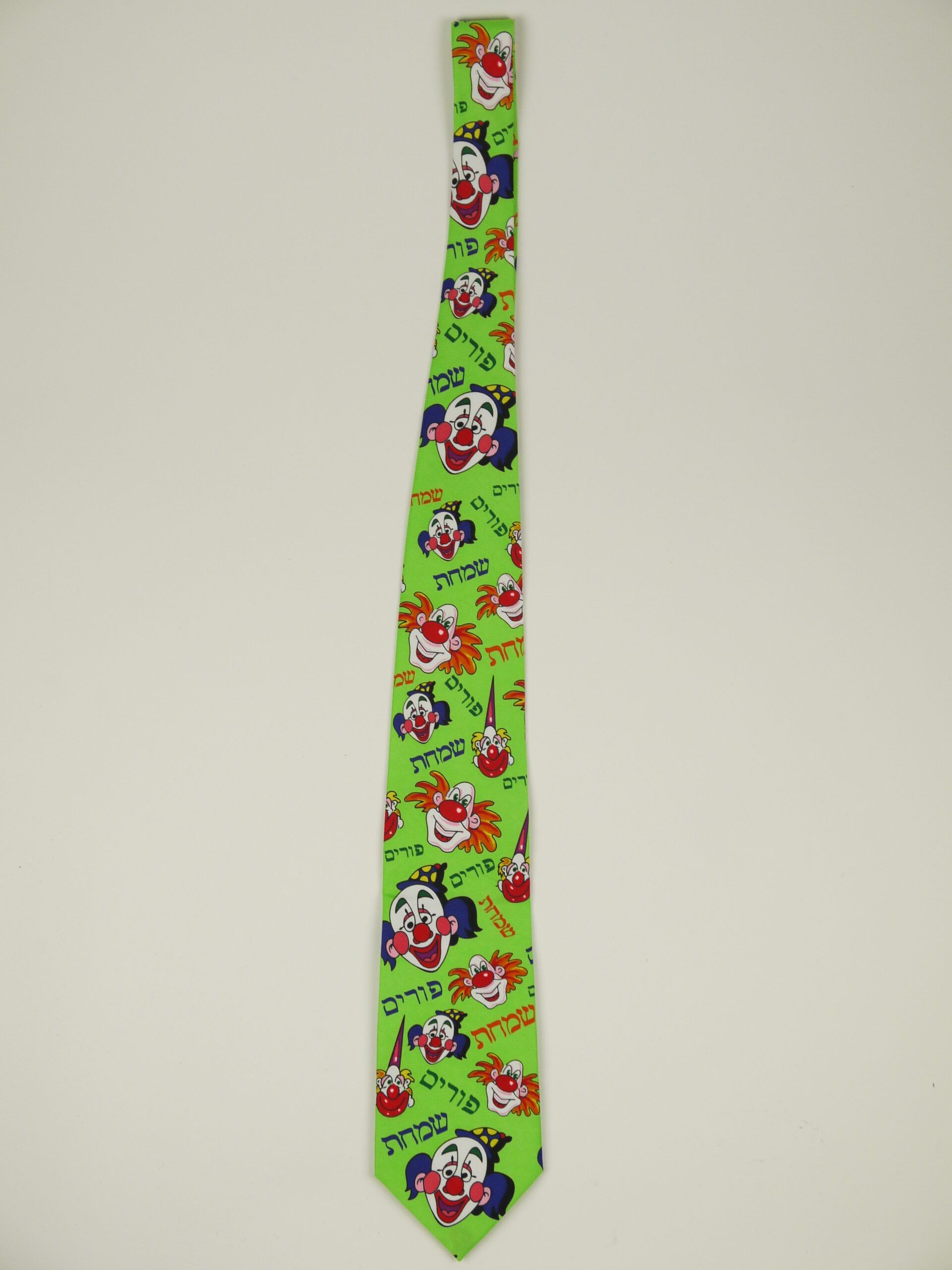 Purim Ties Green