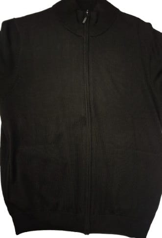 SW MENS LONG SLEEVES WOOL ZIPPER SWEATER - Image 2
