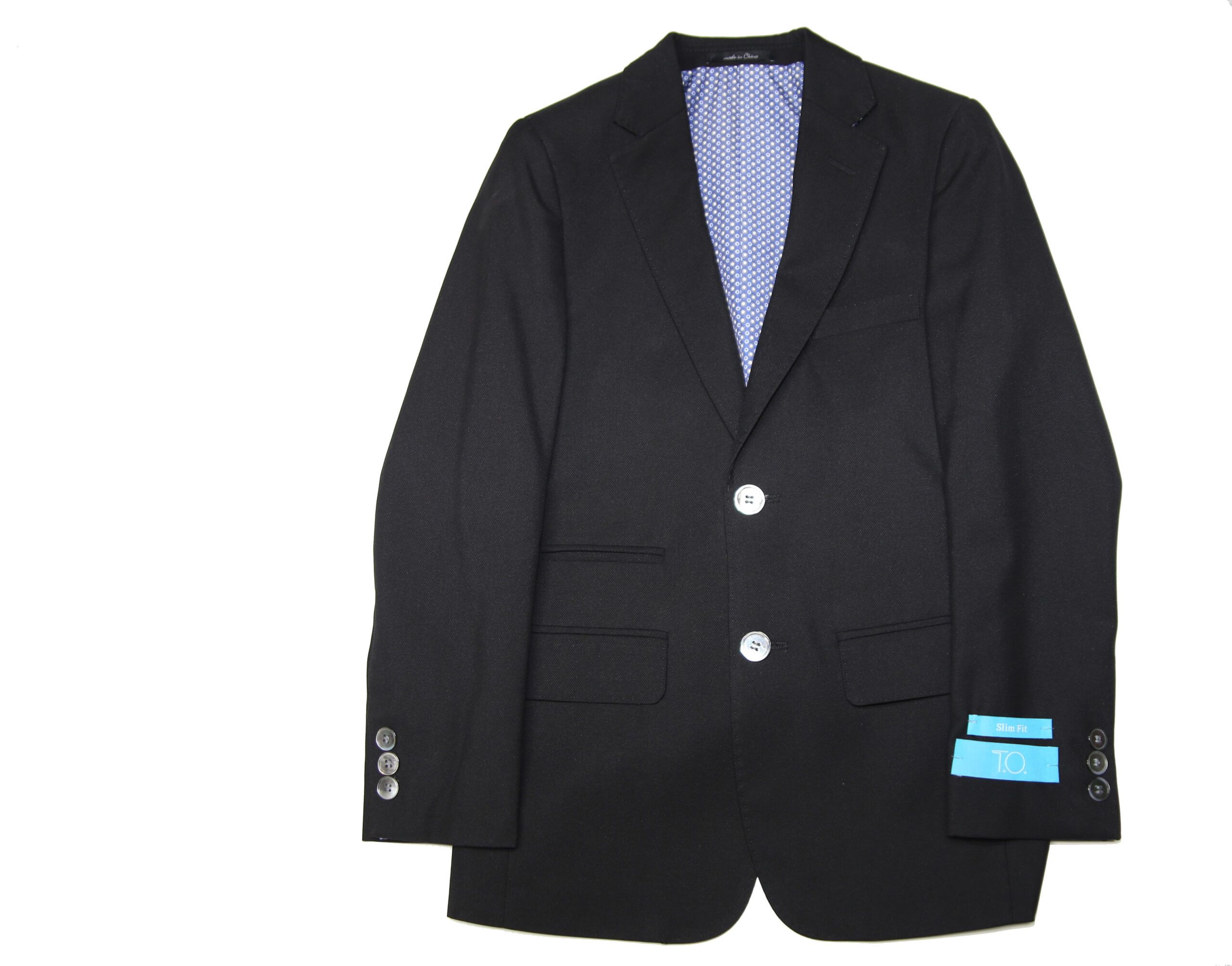 T.O. Boys Classic Fit Microfiber Blend Blazer 3 - Colores