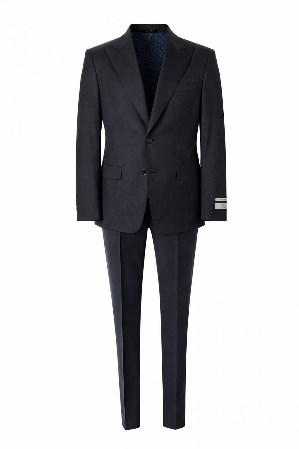 T.O. BOYS CLASSIC FIT MICROFIBER NAVY FASHION SUIT